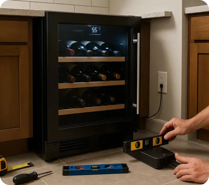 wine cooler installation services